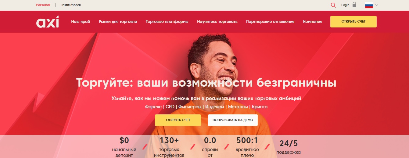 axitrader official site