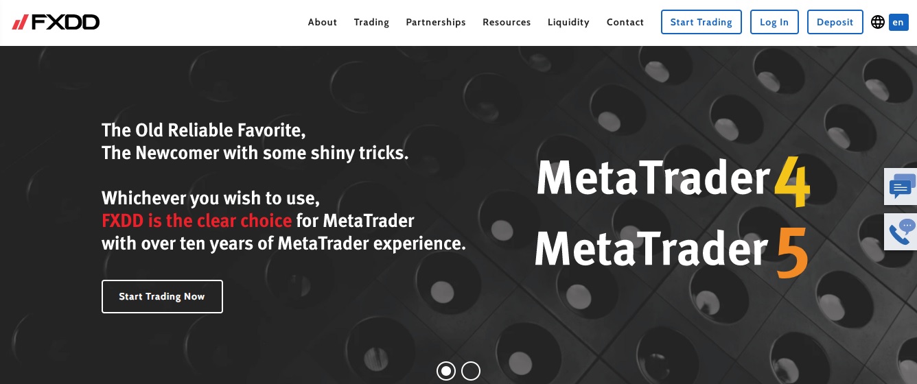 платформы брокера fxdd