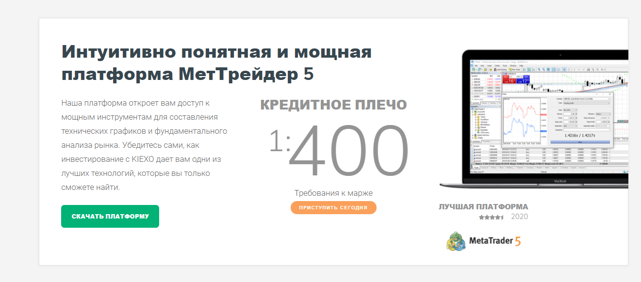 Trading Kiexo platform