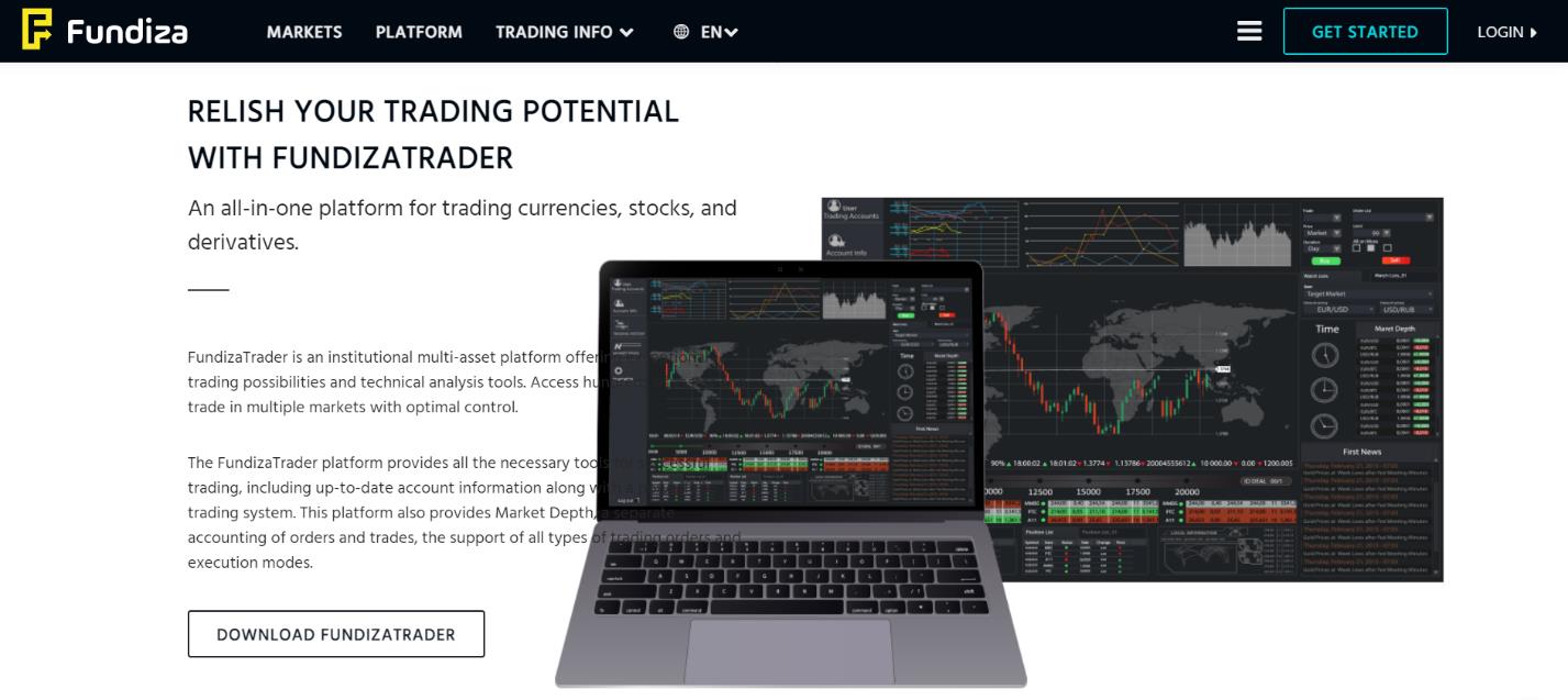 fundiza торговый терминал