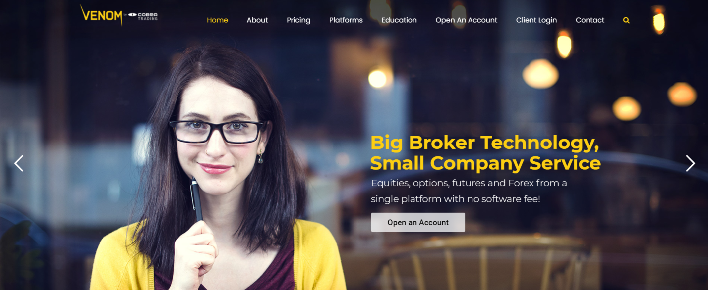 venom by cobra trading официальный сайт брокера