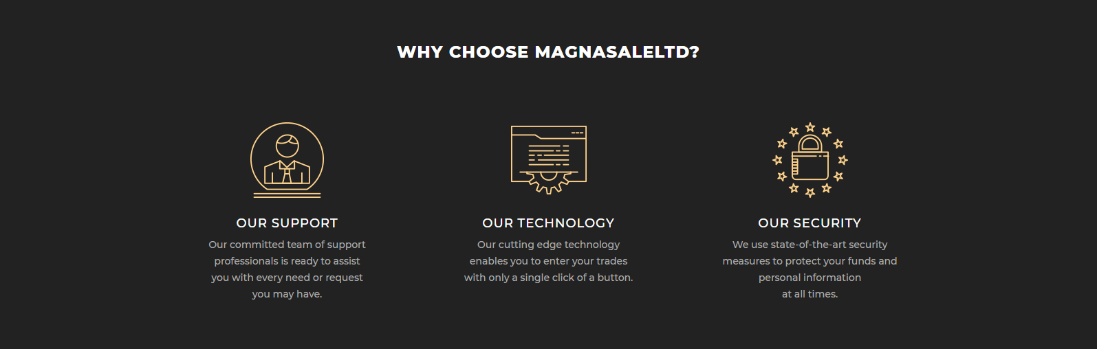 trading conditions companies