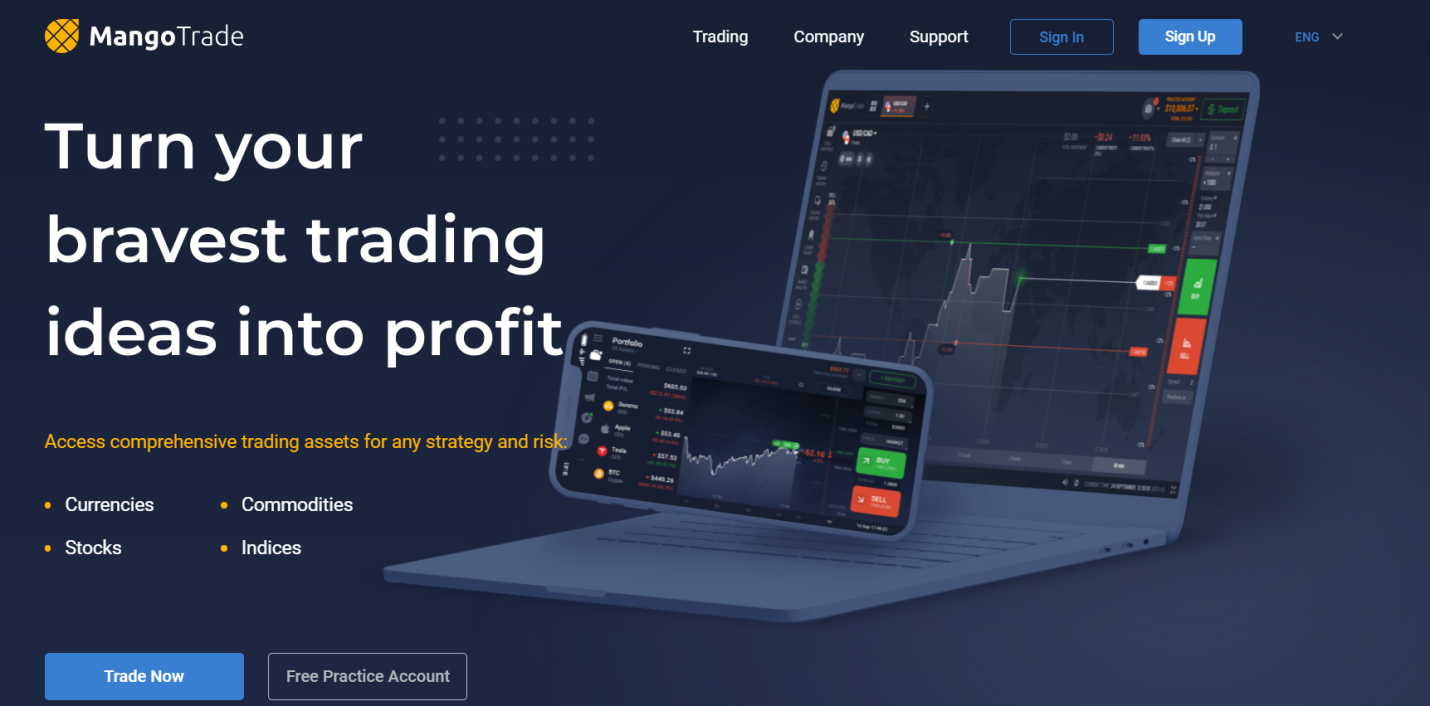 mangotrade site companies 