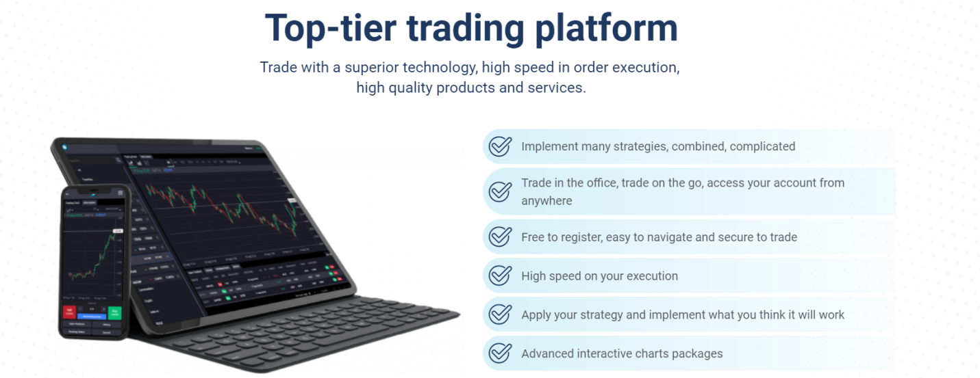 PrimeDeltas trading platform