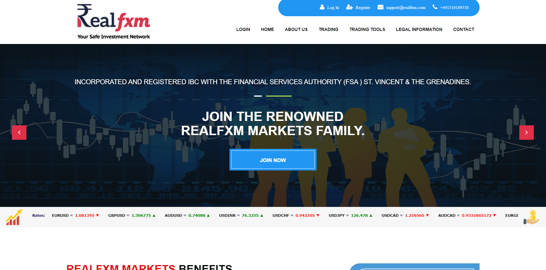  realfxm markets official website 