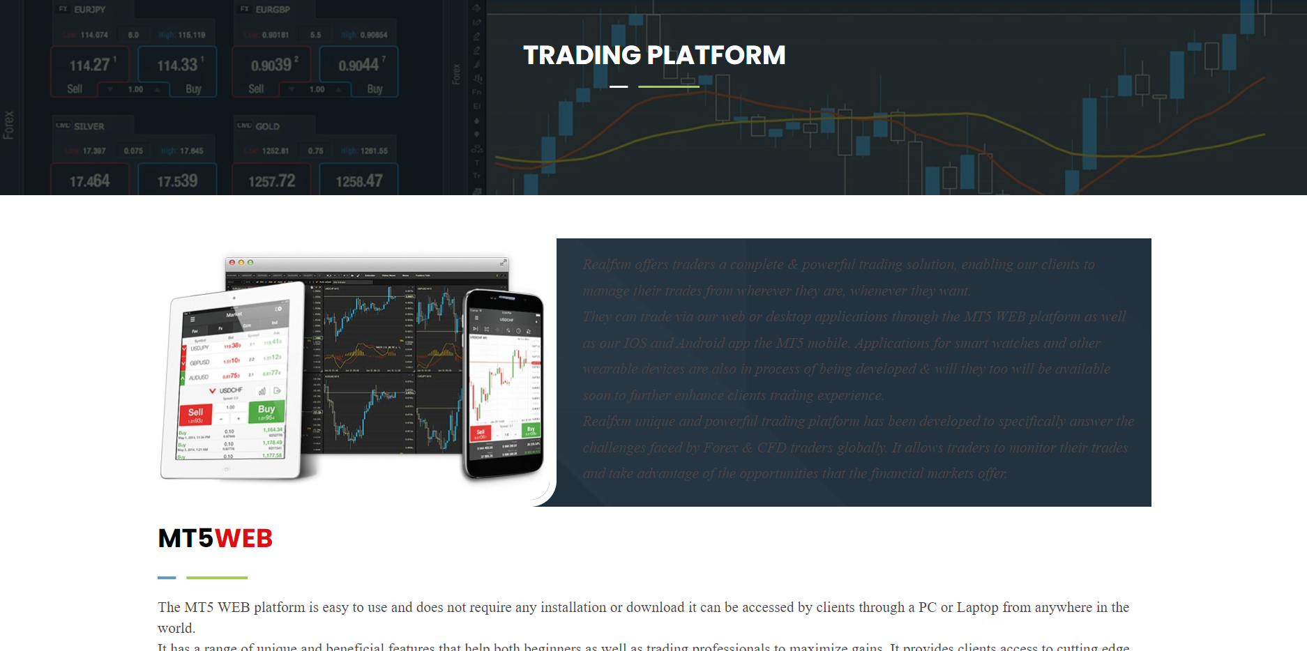 trading platform