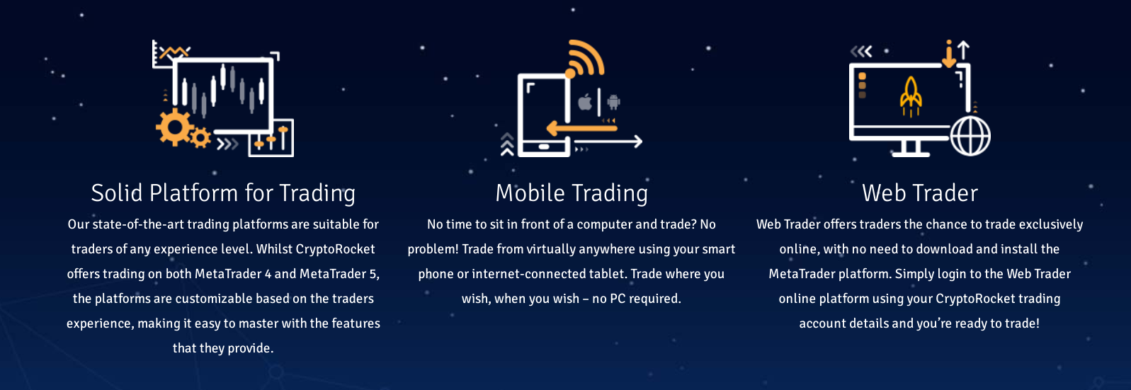 Партнёрские программы CryptoRocket 