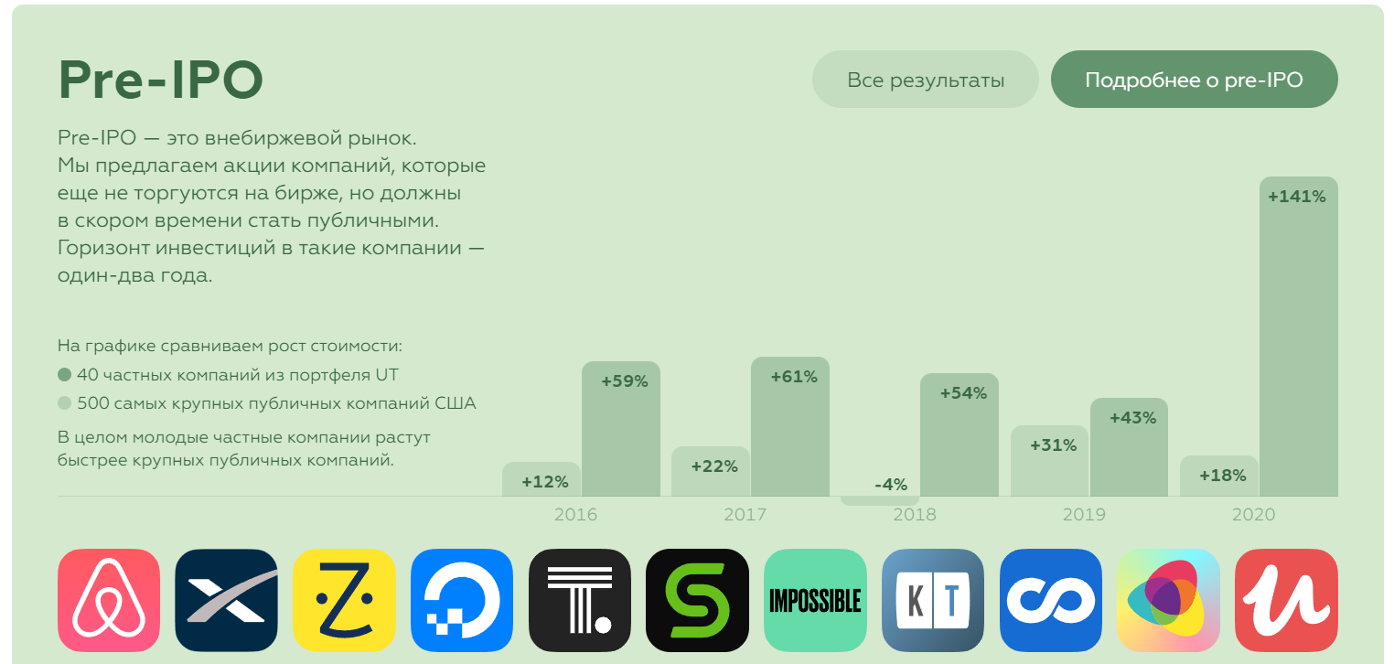 Pre-IPO United Traders